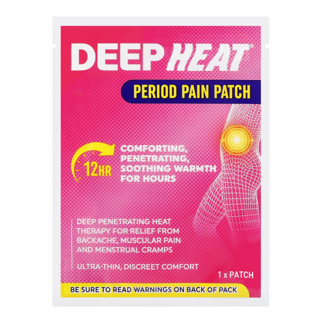 Deep Heat Period Pain Patch 20 g